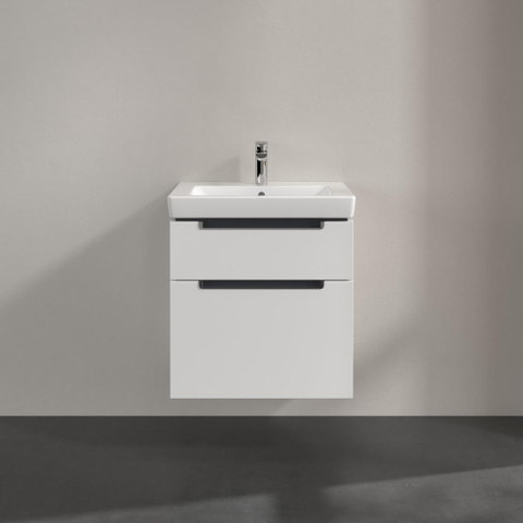 Villeroy & Boch Subway 2.0 wastafelonderkast - 58.7x59x45.4cm - glans wit SW118788