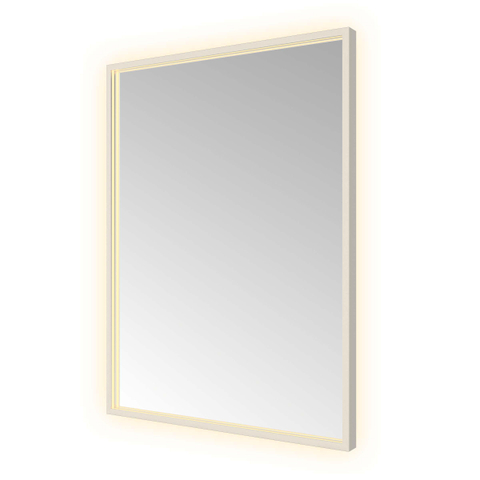 Hotbath &MORE Spiegel - 60x80cm - direct en indirect LED - color changing - spiegelverwarming - met afstandsbediening - geborsteld RVS 316 SW1246053