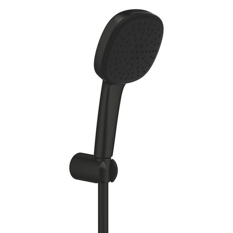 Grohe Vitalio Comfort QuickFix Handdoucheset - diameter 11cm - 2 straalsoorten - 7.4l/min - met slang - 175cm - matte black (mat zwart) SW1126812