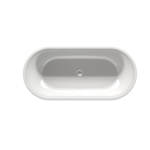 Riho Inspire Baignoire îlot - 160x75x60cm - siphon - blanc brillant SW412270