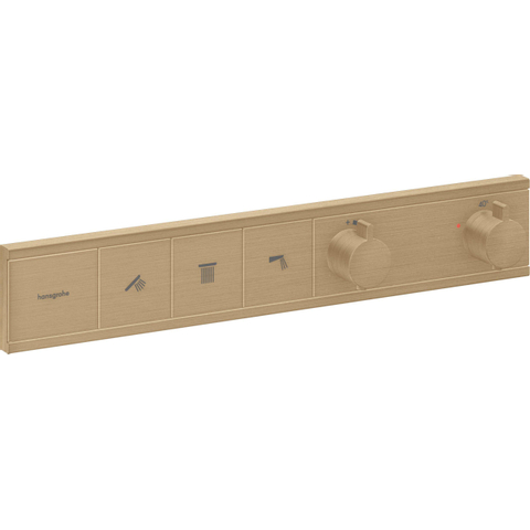 Hansgrohe Rainselect Thermostaat - inbouw - voor 3 functies - geborsteld brons SW918013