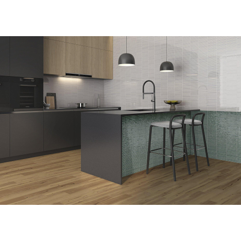 Terravito Girivo Carrelage mural en céramique - 35x35cm - 9.2mm - Vert SW1245080