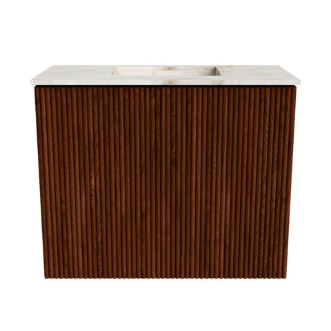 Mondiaz JOYA-DLUX Meuble de salle de bains 50cm - couleur Ruby - Vasque FAYE position Milieu Sans trou de robinet couleur Frappe SW1423465