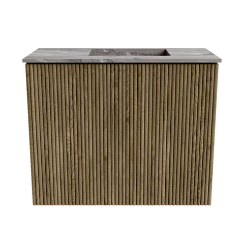 Mondiaz JOYA-DLUX Meuble de toilette 50cm - couleur Dusk - Vasque FAYE position Droite 1 trou de robinet couleur Sombra. SW1426115