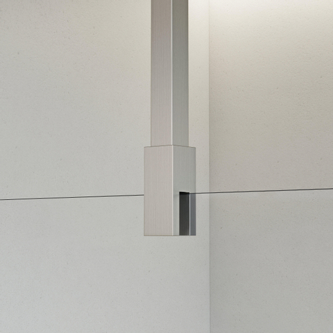 Fortifura Galeria Stabilisatiestang - plafond - tbv inloopdouche 125cm - PVD - geborsteld RVS SW804544