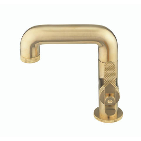 Crosswater Union Wastafelkraan - opbouw - enkel - gecoat messing geborsteld (goud) SW968255