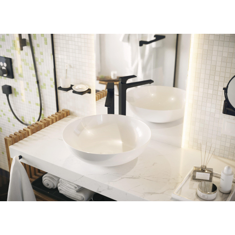 Hansgrohe AddStoris Q handdoekhaak enkel - mat zwart SW651064