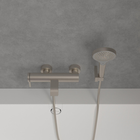 Villeroy & Boch Dawn Mitigeur de baignoire monocommande - Nickel brossé mat (Inox) SW974078