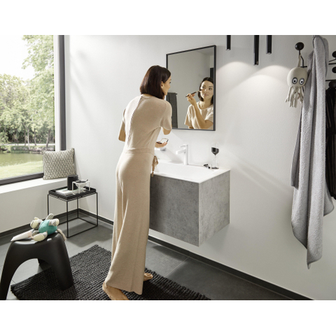 Hansgrohe Finoris Wastafelkraan - 110 PopUp - trekwaste - mat wit SW651323
