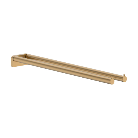 Hansgrohe AddStoris S 2-lids handdoekrek - Brushed Bronze SW1558103