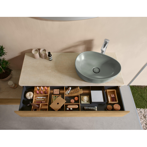 Villeroy & Boch Antao 1 greeps wastafelkraan verhoogd - met push open afvoergarnituur - hoogglans chroom SW974138