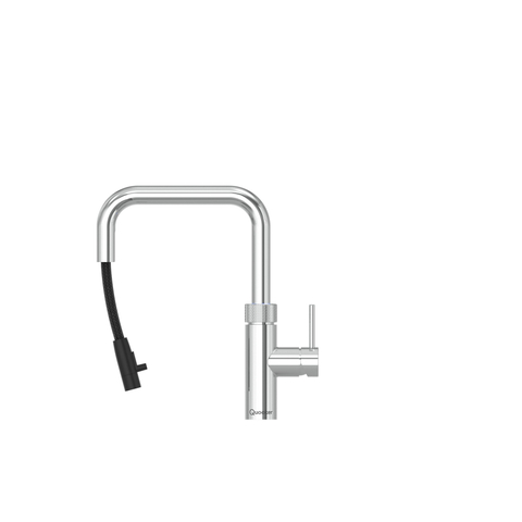 Quooker Flex Square kokendwaterkraan - draaibare & uittrekbare uitloop - PRO3 reservoir - kokend water - chroom SW1441986