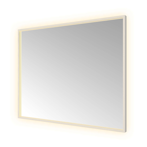 Hotbath &MORE spiegel – rechthoek – 100x80 cm – LED-verlichting – RVS 316 SW1246040