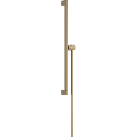 Hansgrohe Unica Glijstang S Puro - 65 cm - met easy slide schuifstuk en isiflex - doucheslang - 160 cm - geborsteld brons SW918106