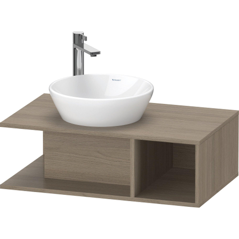 Duravit D-Neo opzetwastafel 12.5x40cm zonder kraangat keramiek Wit OUTLETSTORE STORE38063