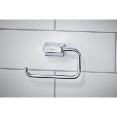 Hansgrohe AddStoris Q Closetrolhouder - zonder klep - hoogglans chroom SW651166