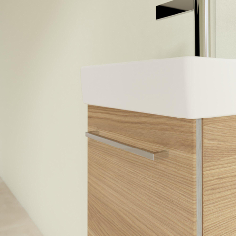 Villeroy & Boch Avento wastafelonderbouwkast - 1 deur - 34x51.4x20.2cm rechts - Nordic Oak (hout) SW448413