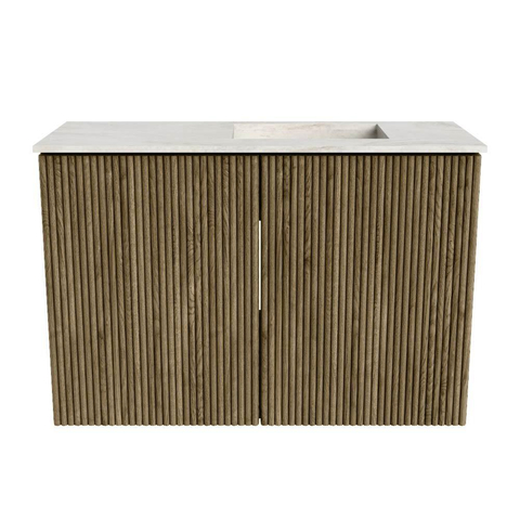 Mondiaz JOYA-DLUX 60cm toiletmeubel - kleur Dusk - Wastafel FAYE positie Rechts 1 kraangat kleur Ostra. SW1423363