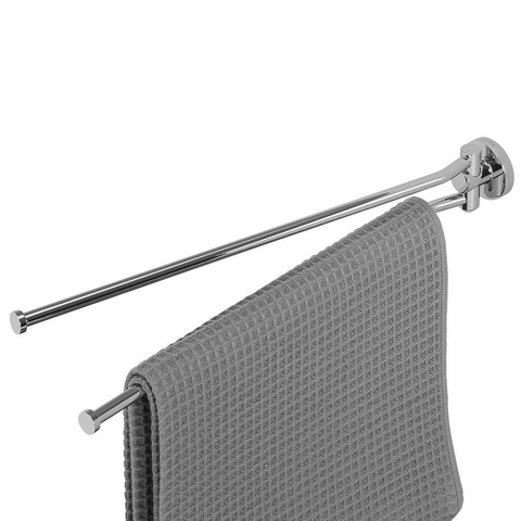 Geesa Nemox Handdoekrek 2-armig - 2-lids handdoekhouderchroom - chroom 0650356