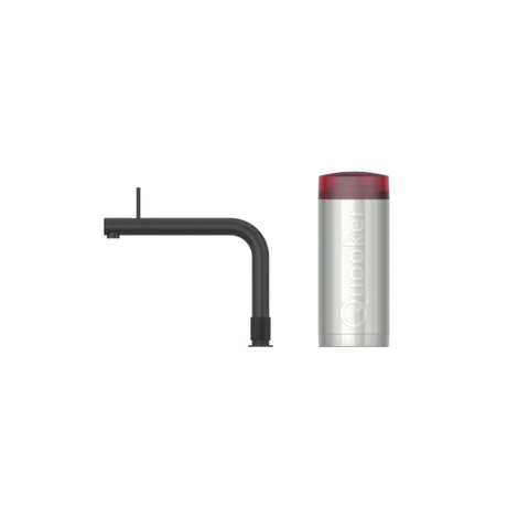 Quooker BE Front mitigeur d'eau bouillante - bec orientable - réservoir Combi+ - Eau chaude / eau bouillante - Noir SW795555