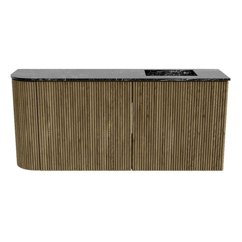 Mondiaz JOYA-DLUX 91.6cm toiletmeubel - ronding links kleur Dusk - Wastafel FAYE positie Rechts 1 kraangat kleur Lava. SW1423264