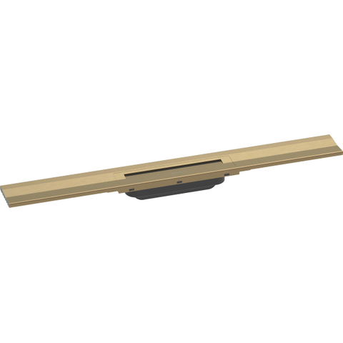 Hansgrohe RainDrain Flex Douchegoot - 70cm - inkortbaar - wandmontage - brushed bronze SW1590357