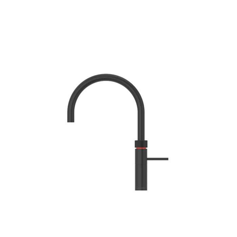 Quooker Fusion Round kokendwaterkraan - draaibare uitloop - Combi incl. Cube reservoir - Warm / kokend / bruisend / gefilterd water - Zwart SW299762