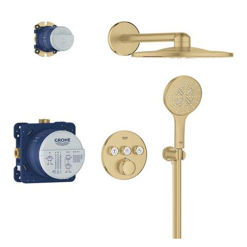 Grohe Grohtherm SmartControl Perfect Showerset - brushed cool sunrise (goud) SW1077310