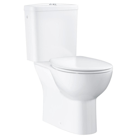 Grohe Bau WC-pack - diepspoel - rimless - AO - met keramisch reservoir - closetzitting met deksel en softclose - wit SW197222