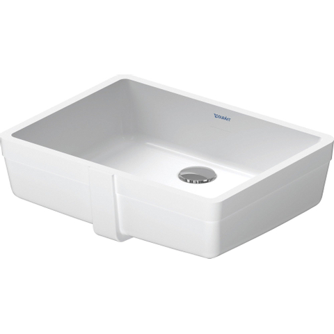Duravit Vero Onderbouwwastafel - 46.5x35cm - zonder kraangat - met overloop - wit SW223282