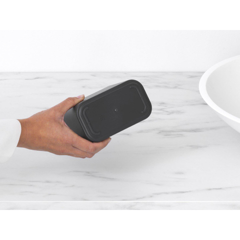Brabantia MindSet Poubelle salle de bains Dark Grey SW721476
