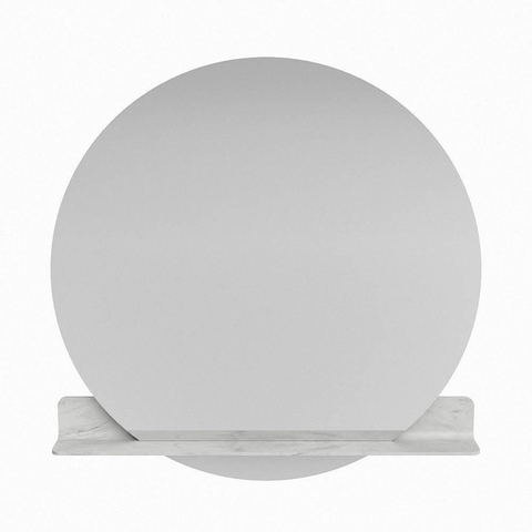 Mondiaz SPOT miroir – Ø 110 cm – avec tablette – Opalo (marbre blanc) SW1235657