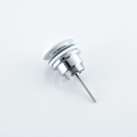 QeramiQ Dely Afvoerplug Always Open - keramiek - mat wit SW1233526