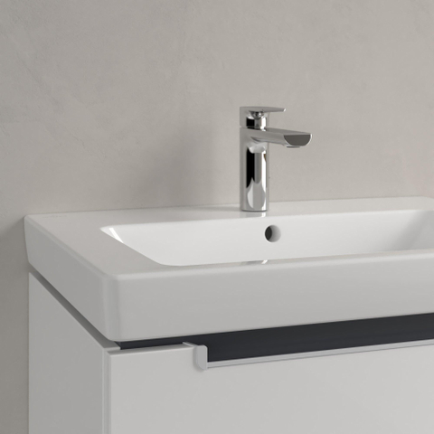 Villeroy & Boch Subway 2.0 meubelwastafel - 65x47cm - 1 kraangat - met overloop - White Alpine (glans wit) 1024097