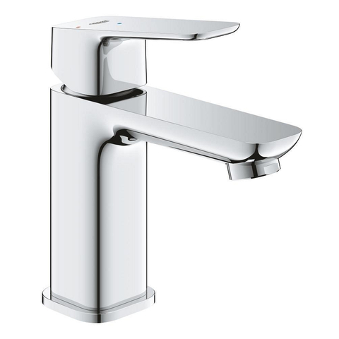 Grohe Cubeo 1-gats Wastafelkraan - S-Size - gladde body - met push-open - chroom SW1185530