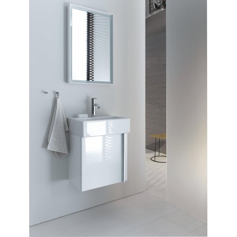 Duravit Vero air Fontein - 45x35cm - 1 kraangat - met overloop - glans wit SW157020
