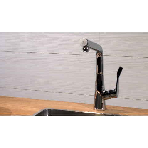 Hansgrohe Metris Select M71 Eengreeps keukenmengkraan - 320 - hoogglans chroom GA43874