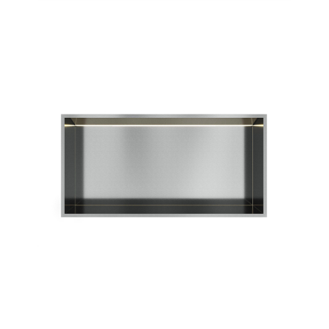 Hotbath &MORE Inbouwbox of inbouwnis - 30x60x10 - met LED - IP44 - RVS 316 SW1246588