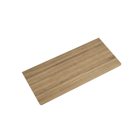 Saniclass Tops Topblad - 120x1.2x46cm - afgeronde hoeken - warm eiken SW1529794