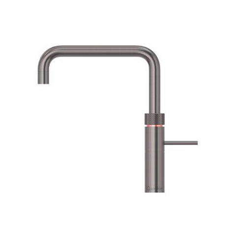 Quooker Fusion Square kokendwaterkraan - draaibare uitloop - Combi+ reservoir - Warm / kokend water - Gun metal SW968357