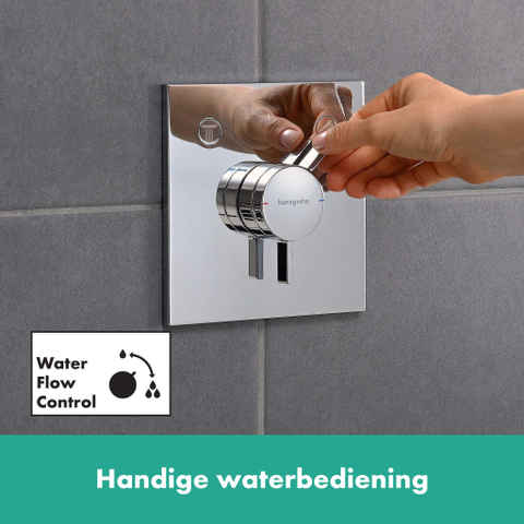 Hansgrohe DuoTurn E Inbouw mengkraan - voor 2 functies - hoogglans chroom SW918661
