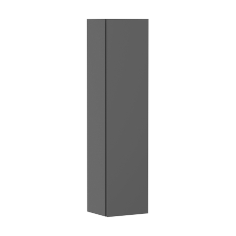 Hansgrohe Xilesa Badkamerkast - 165x40x35cm - 1 deur - scharnier links - slate - mat grijs SW1413503