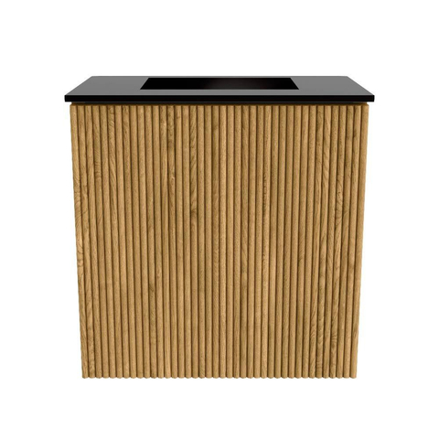 Mondiaz JOYA 40cm meuble de toilette - couleur Oak - Vasque FAYE position Milieu Sans trou de robinet couleur Urban. SW1421156