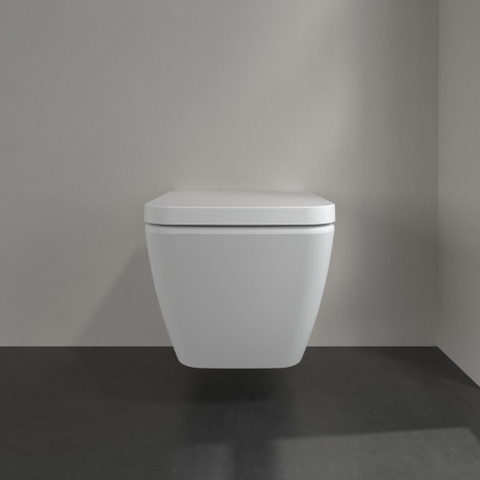 Villeroy & Boch finion wandcloset - diepspoel DirectFlush - 37.5x56cm CeramicPlus - Stone White (mat wit) SW209582