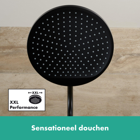 Hansgrohe Crometta s - hoofddouche 240 - 1jet - mat zwart SW793717