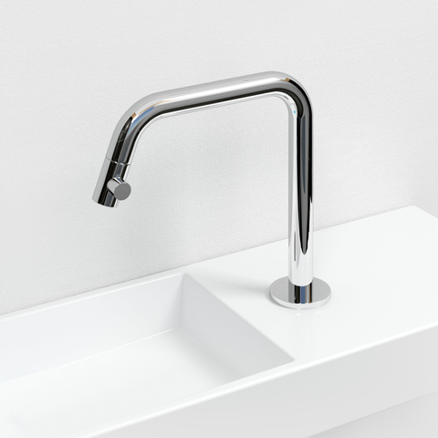 Clou Kaldur robinets chrome robinet de fontaine 4.5x19.7cm droit SW106878