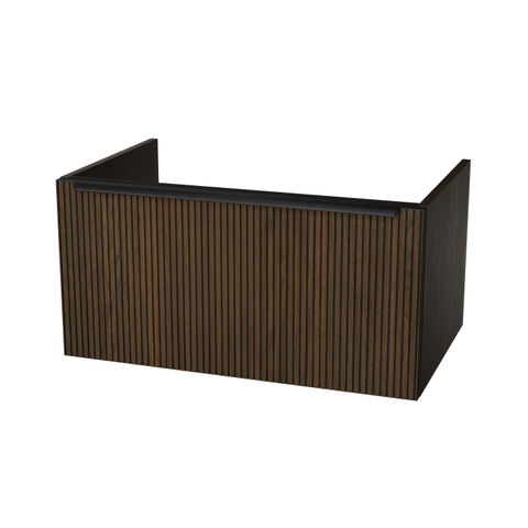 Nemo Legro onderkast - 80x45.6x40cm - greep zwart - oak brown (eiken) SW926228