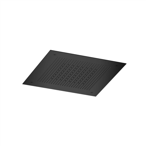 Hotbath Ace Douche de tête - encastrée - carrée - 38x38cm - PVD - noir poli SW1117694