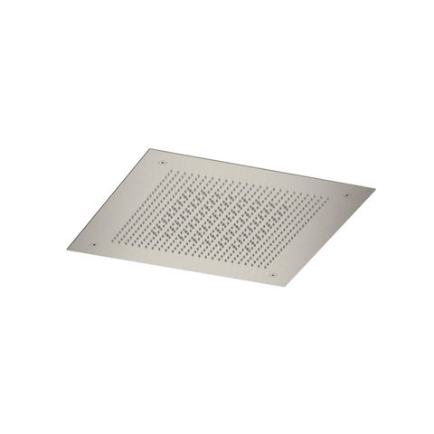Hotbath Ace Hoofddouche - inbouw - vierkant - 38x38cm - geborsteld nikkel (RVS) SW1117684