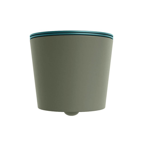 Mondiaz LAVIE hangtoilet – spoelrandloos – 36 x 53 cm – met softclose zitting – Army (groen), zitting Smag (groen) SW1208710